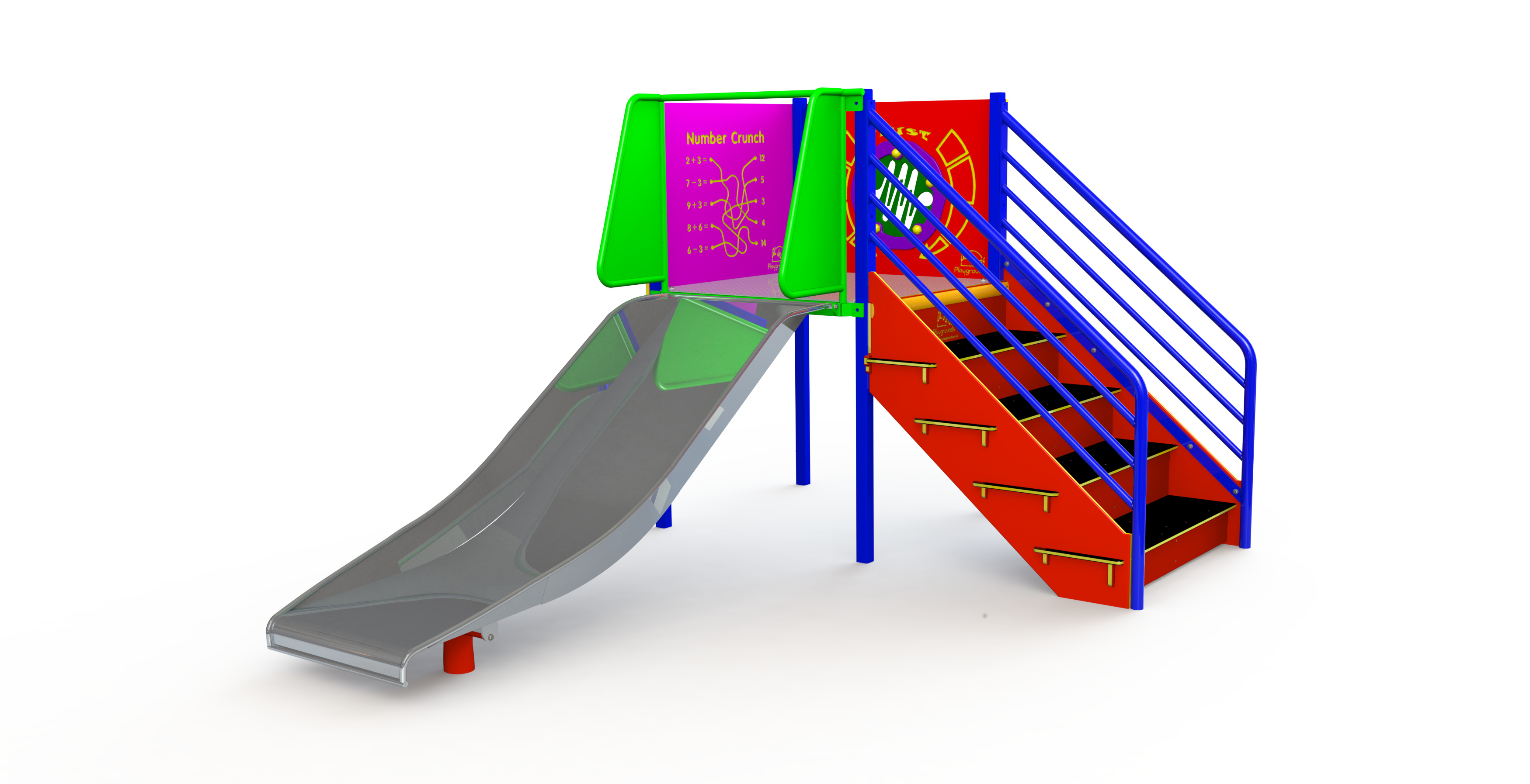 AbilitySlide with Side Access - 1.0m High Inclusive Slide