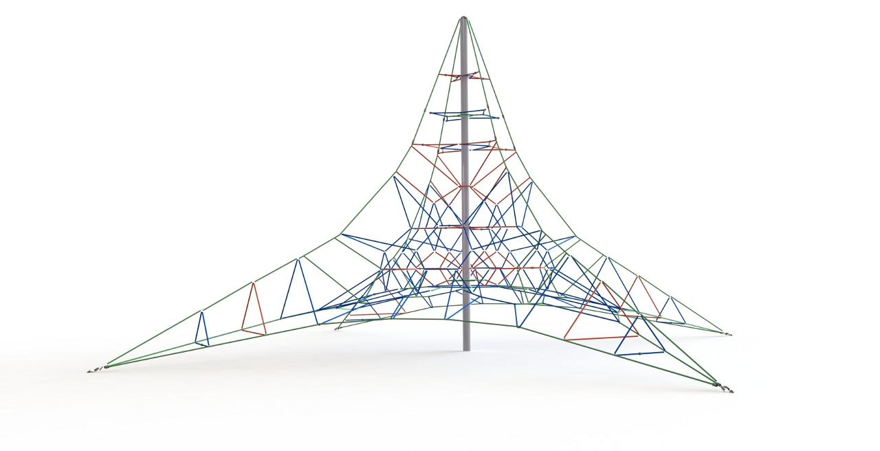 GL Jones Playgrounds - 6.0m High Pyramid Net Climber